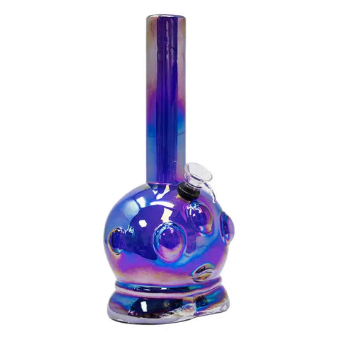 Blue Baby Alien 11 Inches Metallic Glass Bong - Bongs