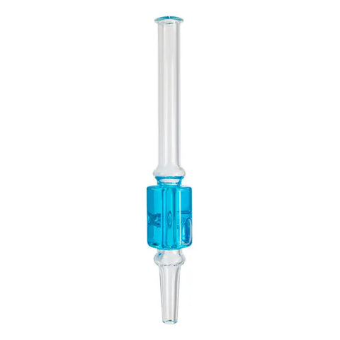 Blue Freezable Glycerin Glass 12mm Nectar Collector - Smoking Accessories