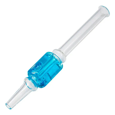 Blue Freezable Glycerin Glass 12mm Nectar Collector - Smoking Accessories