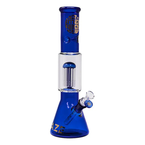 Blue Lost In The Wild Series 12-14 Inches Maze Glass Bong - Bongs