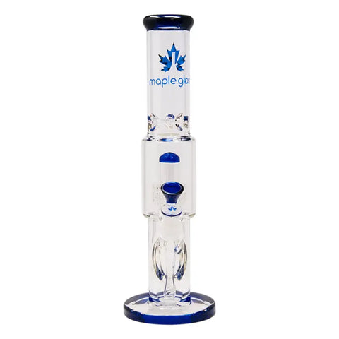 Blue Maple Glass Tire Perc Bong 14 Inches - Bongs