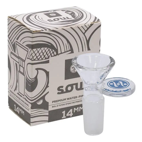 Blue Soul Glass Bong Bowl 14mm - Smoking Accessories