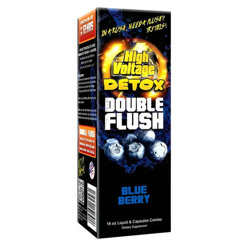 Blueberry 16Oz Double Flush High Voltage Detox - Smoking Accessories