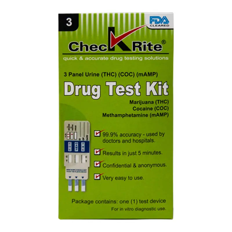 Check Rite Panel 3 Drug Test Kit | Canada Smok
