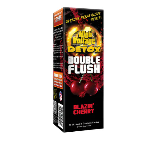 Cherry 16Oz Double Flush High Voltage Detox - Smoking Accessories