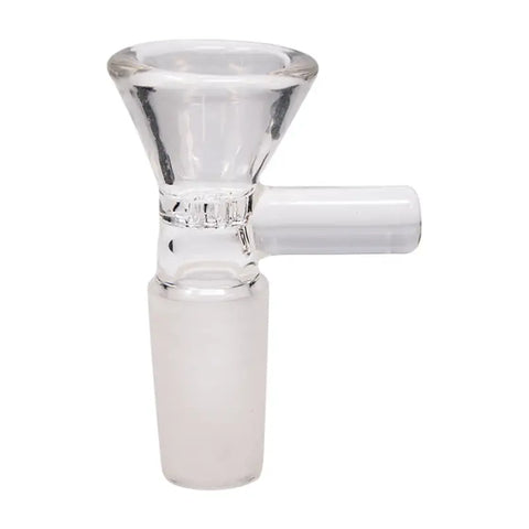 Clear Glass Bong Bowl With Straight Handle - Bongs