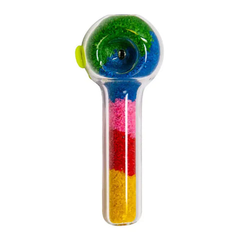 Colorful Crystals Hand Pipe 5 Inches - Pipes