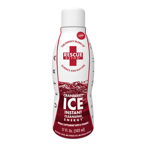 Cranberry Ice Instant Cleansing Rescue Detox 17oz ICE Drink - Smoking Accessories