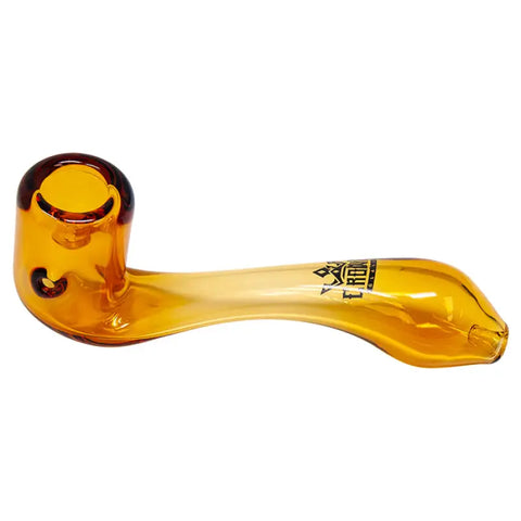 Crown Glass Amber Sherlock Pipe 4 Inches - Pipes