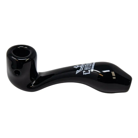 Crown Glass Black Sherlock Pipe 4 Inches - Pipes