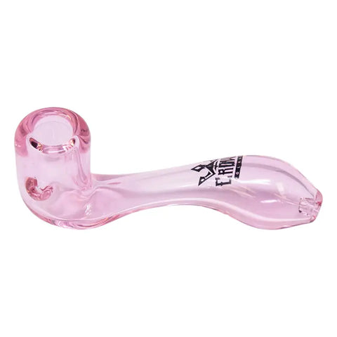 Crown Glass Pink Sherlock Pipe 4 Inches - Pipes