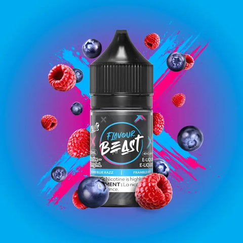Flavour Beast 10% E-Juice Salt-Nic - Bomb Blue Razz - E-Liquids 10% Salt-Nic