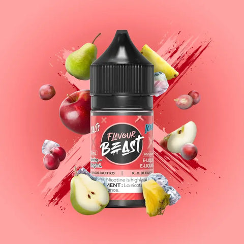 Flavour Beast 10% E-Juice Salt-Nic - Famous Fruit KO - E-Liquids 10% Salt-Nic