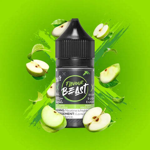 Flavour Beast 10% E-Juice Salt-Nic - Gusto Green Apple - E-Liquids 10% Salt-Nic