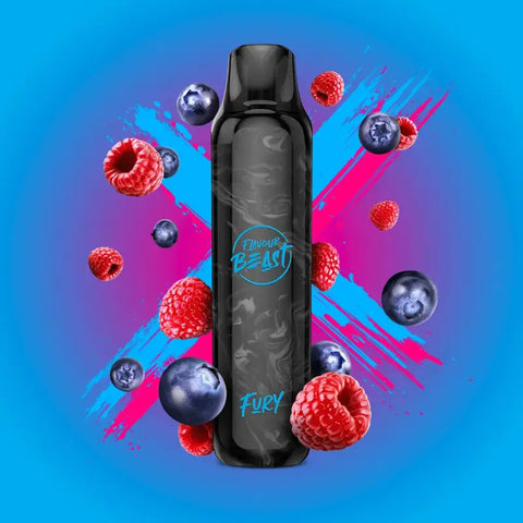 Flavour Beast Fury Disposable - Bomb Blue Razz - Disposable