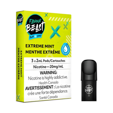 Flavour Beast Pods - Extreme Mint - Flavoured Pods