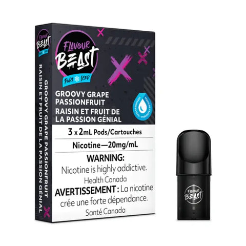 Flavour Beast Pods - Groovy Grape Passionfruit - Flavoured Pods