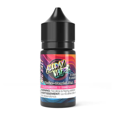 Allday Vapor 10% E-Juice Salt-Nic Flavourless