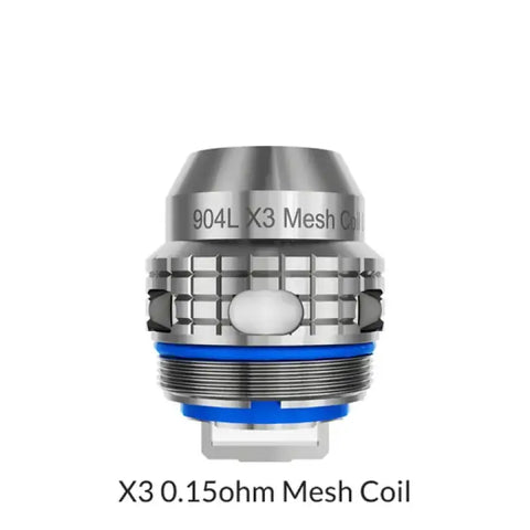 Freemax 904L X Mesh Coils (Fits Fireluke 3) - X3-0.15 Ohm - Coils