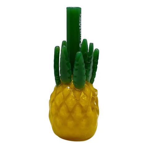 Ganja Vibes Pineapple 5 Inches Glass Pipe - Pipes