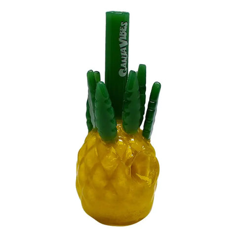 Ganja Vibes Pineapple 5 Inches Glass Pipe - Pipes