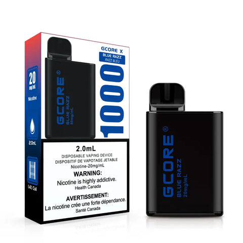 Gcore X 1000 Disposable - Blue Razz - Disposable