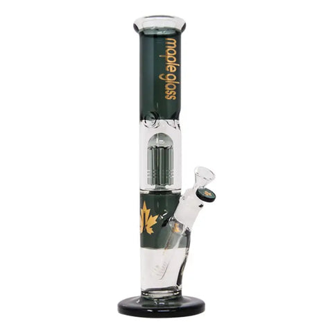 Gray Maple Glass Tree Percolator Bong 13 Inches - Bongs