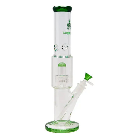 Green Maple Glass Tire Perc Bong 14 Inches - Bongs