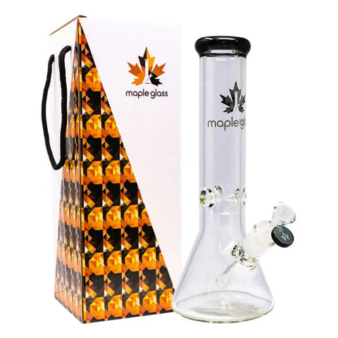 Grey Maple Glass Ice Catcher 12 Inches Glass Bong - Bongs