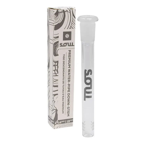 Grey Soul Glass Stem 5 Inches - Smoking Accessories