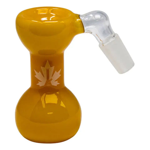 Jade Yellow Ash Catcher by Maple Glass - Bongs