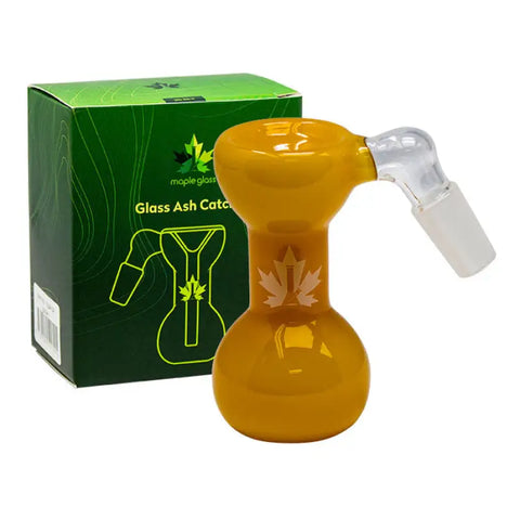 Jade Yellow Ash Catcher by Maple Glass - Bongs