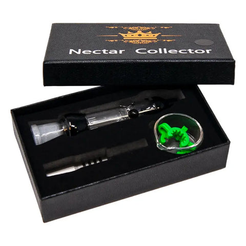 King Black Nectar Collector Set 14MM - Smoking Accessories