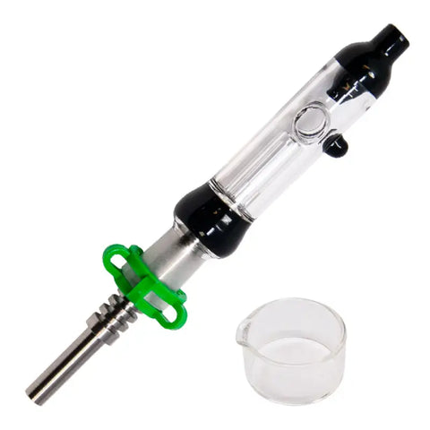 King Black Nectar Collector Set 14MM - Smoking Accessories