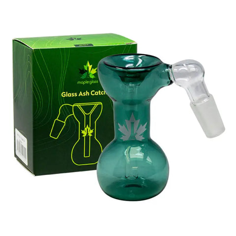 Lake Green Ash Catcher by Maple Glass - Bongs