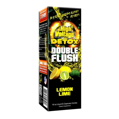 Lemon Lime 16Oz Double Flush High Voltage Detox - Smoking Accessories