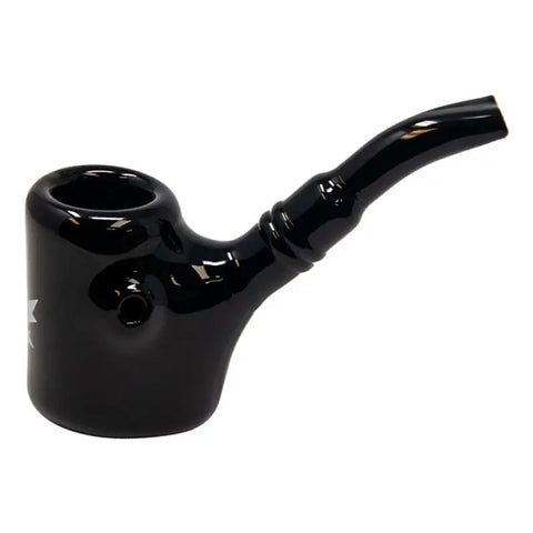 Maple Glass Black Hefner Hand Pipe 5 Inches - Pipes