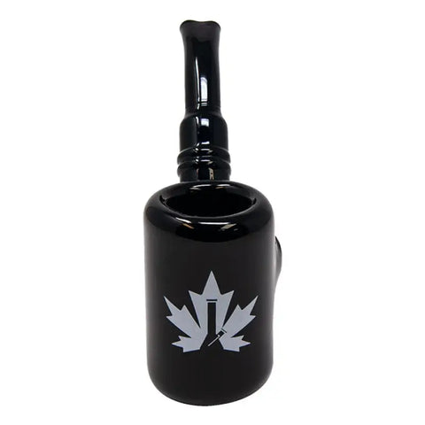 Maple Glass Black Hefner Hand Pipe 5 Inches - Pipes