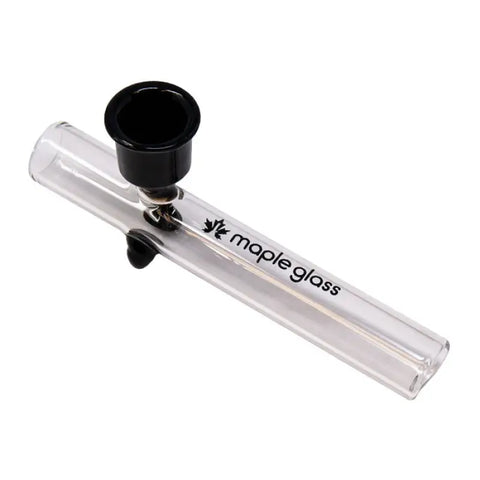 Maple Glass Black Glass Pipe 4.5 Inches - Pipes