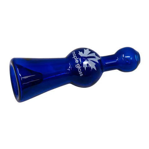 Maple Glass Blue Cobalt Glass Chillum Pipe 4 Inches - Pipes