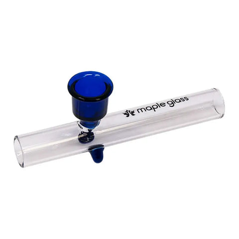 Maple Glass Blue Glass Pipe 4.5 Inches - Pipes