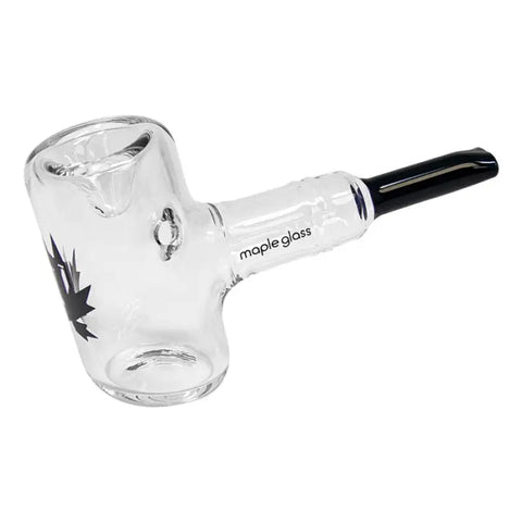 Maple Glass Clear Oxford Hammer Pipe 5.5 Inches - Pipes