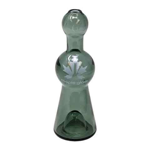 Maple Glass Grey Cobalt Glass Chillum Pipe 4 Inche - Pipes