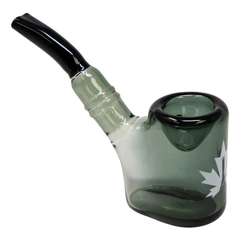 Maple Glass Grey Hefner Hand Pipe 5 Inches - Pipes