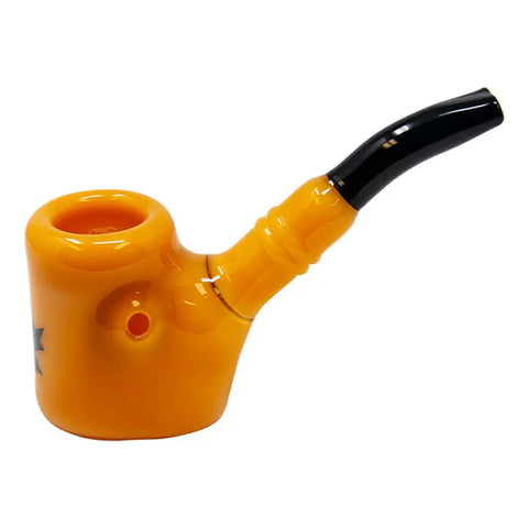 Maple Glass Jade Yellow Hefner Hand Pipe 5 Inches - Pipes