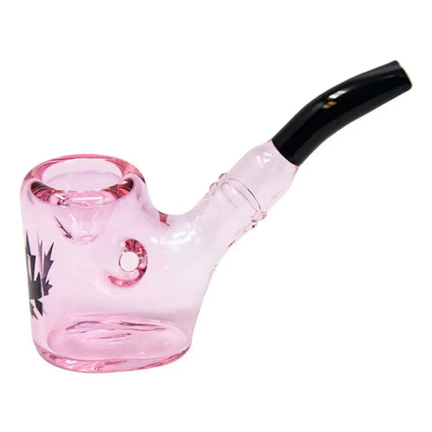 Maple Glass Pink Hefner Hand Pipe 5 Inches - Pipes