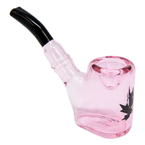 Maple Glass Pink Hefner Hand Pipe 5 Inches - Pipes