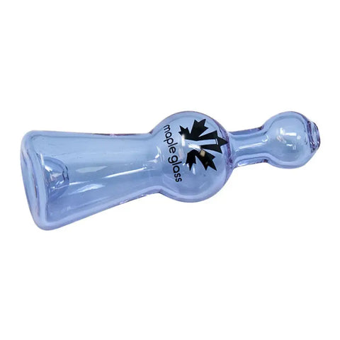 Maple Glass Purple Cobalt Glass Chillum Pipe 4 Inches - Pipes