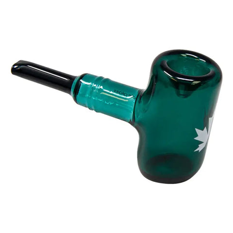 Maple Glass Teal Green Oxford Hammer Pipe 5.5 Inches - Pipes