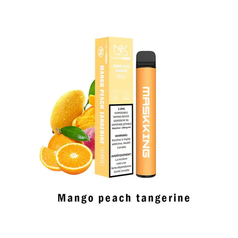 Maskking Disposable (MK) - Bold 50 - Mango Peach Tangerine - Disposable